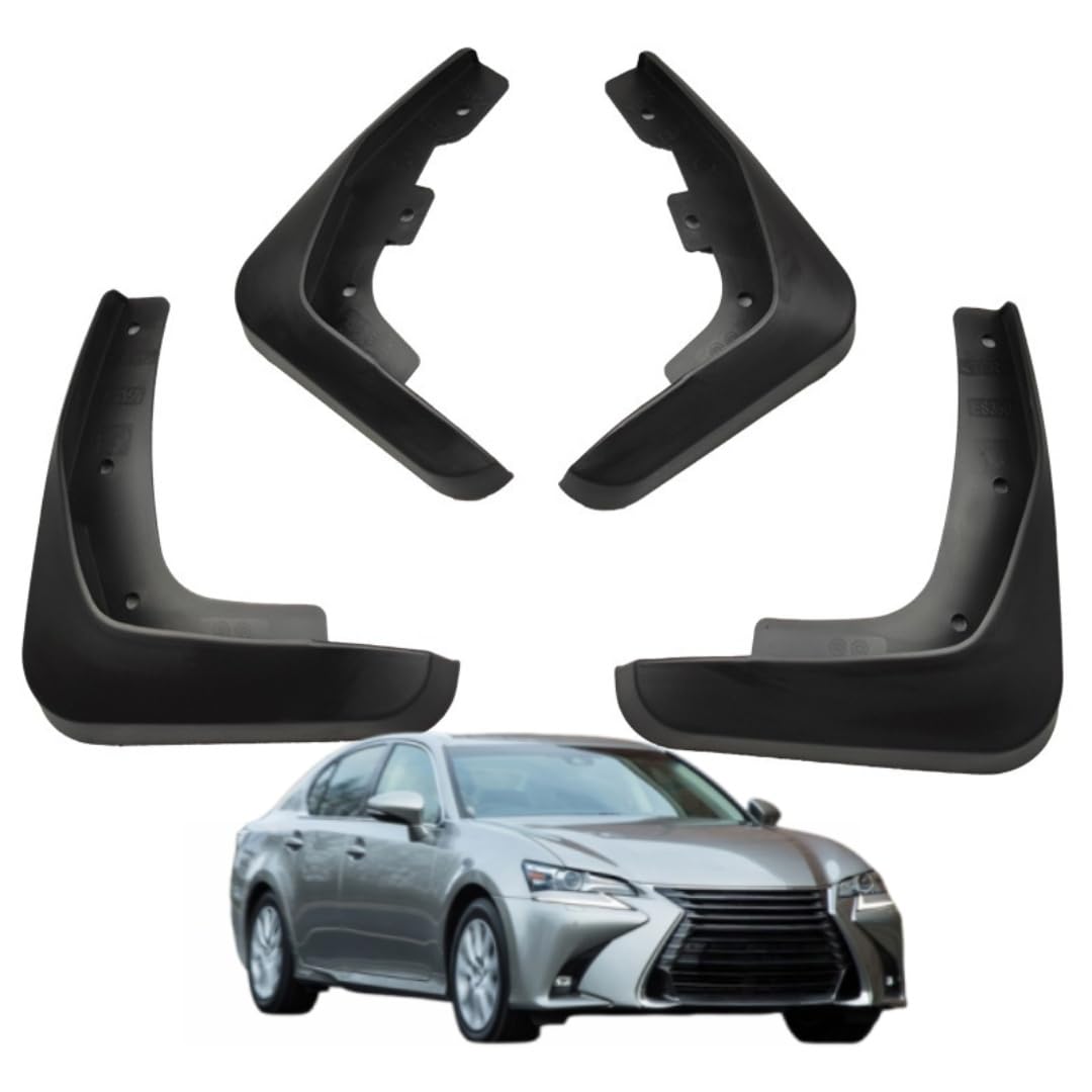 UDRFKDS Mud Flaps Splash Guards For Lexus ES 2007-2011 Accessories Mudflap Fender Flares Front and Rear Mud Guard Set 4PCS