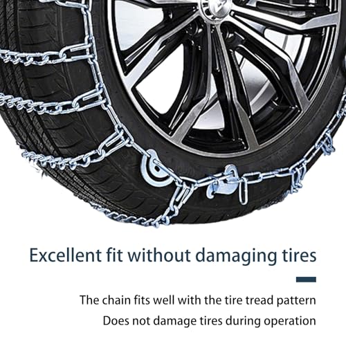 Chaînes à neige hiver 235/45R19 compactes équipement automobile tourisme argent