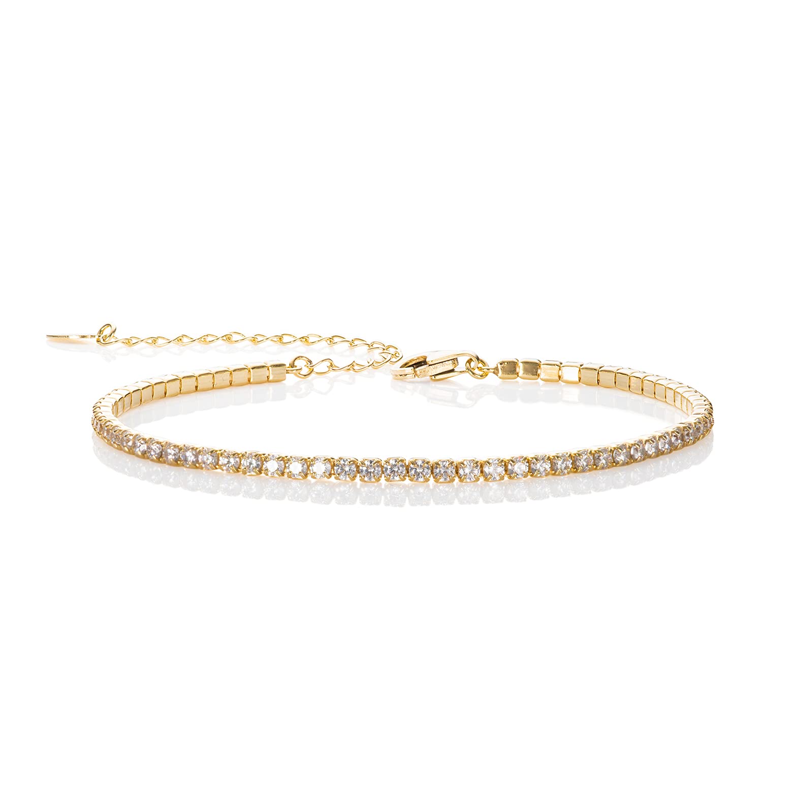 Pandora Tennisarmband Voor Dames, Roségoud Verguld Met Zirkonia. 582401C01