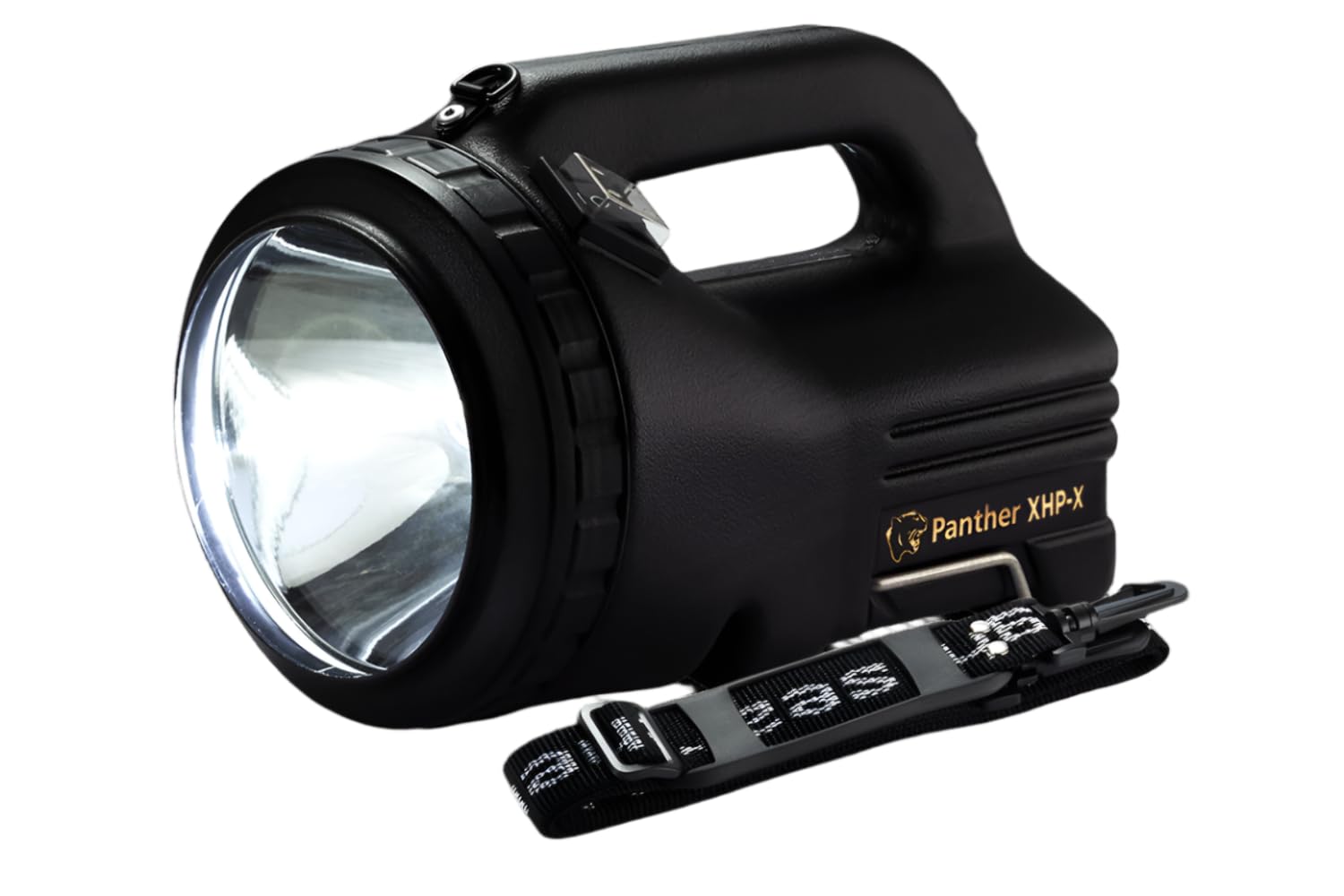 NightSearcher Panther XHP-X 1800 Lumen Rechargeable Professional LED Searchlight, Long 1000M Beam, Waterproof