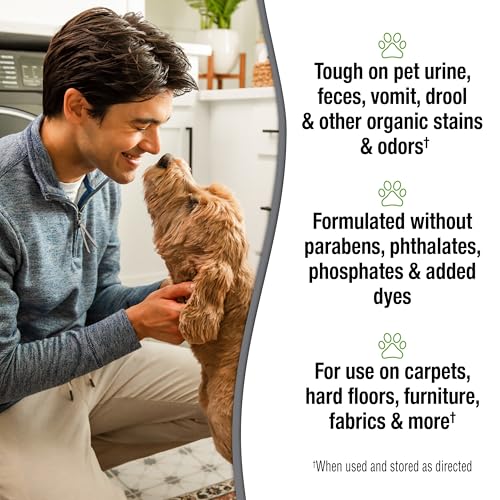 Image of Nature's Miracle Simply Pet Stain and Odor Remover, 32 Ounce, Made with 86% Plant-Derived Surfactants (Pack of 12)