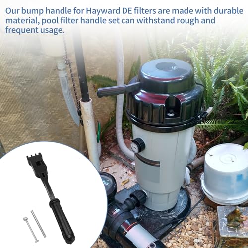 ECX1040 Pool Filter Bump Handle Replacement Parts for Hayward Perflex Filter, Bump Handle Assembly Replace Hayward EC40, EC40AC, EC50A, EC50AC, EC65, EC65A and EC75 DE Filter, Pool Filter Parts