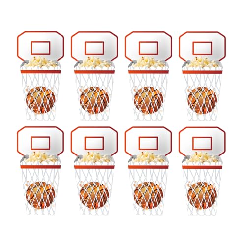24 Pcs Basketball Hoop Popcorn Boxes Party Favors