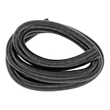 VekAuto 1 Stk. Autoheizungsrohr 25mm ID 250cm Max L Warmluftschlauch Auto LKW Wohnmobil Bus Van Boot Aluminiumfolie Schwarz