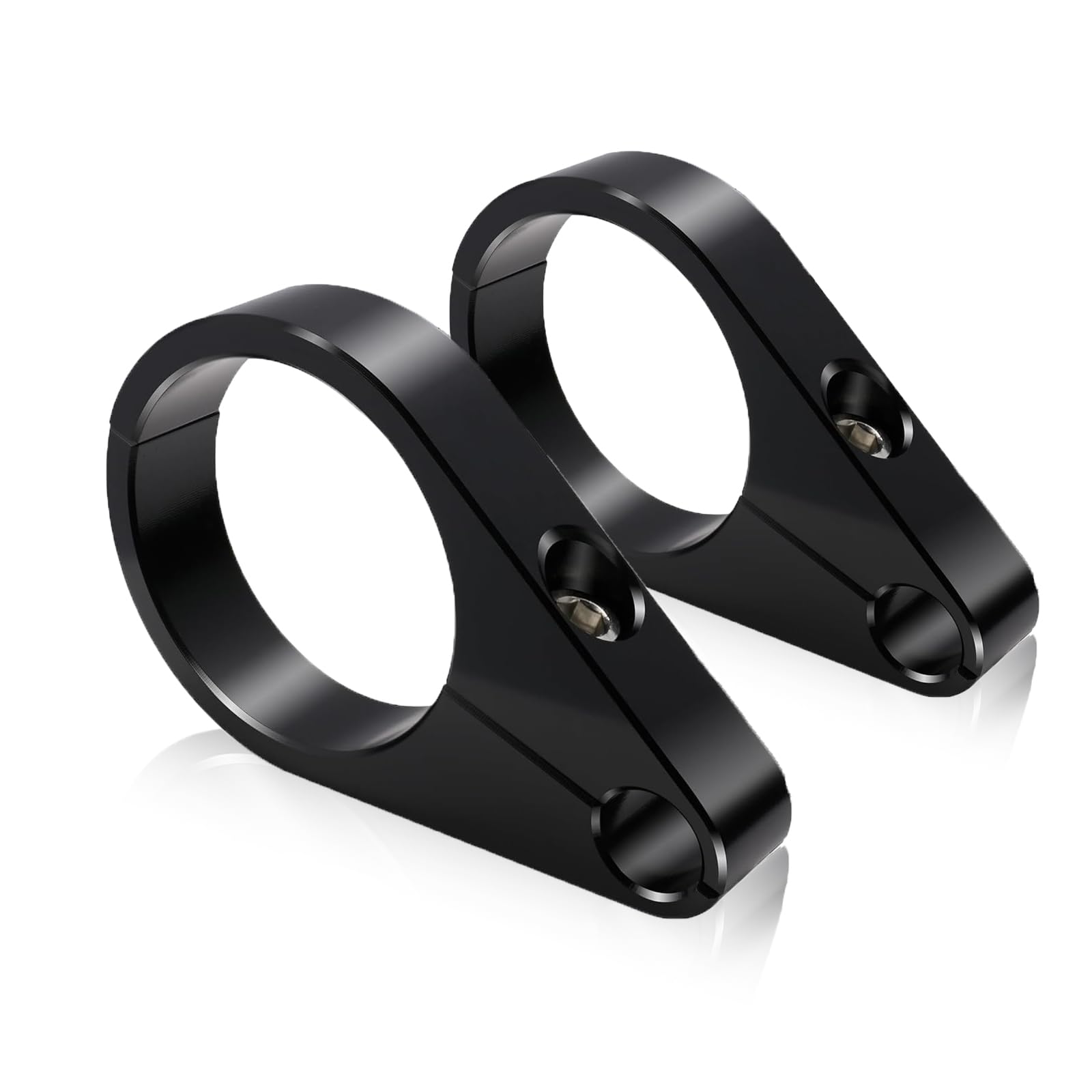 1.5" Handlebar Frame Mount Clutch Throttle Cable Clamp Brake Line Clips Fit for Harley Can-Am, 2 Pack