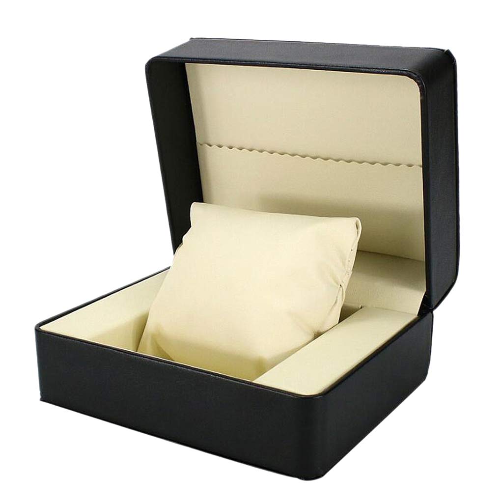 Loom Tree Black PU Leather Single Slot Watch Bangle Case Wristwatch Box Organizer Gift (B09ZTV94L1) Amazon Price History, Amazon Price Tracker