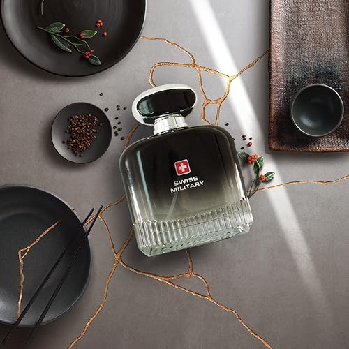 Image of Swiss Military BLAQ Eau de Parfum for Men, Premium Long-Lasting Fragrance with Bold & Elegant Scent, Perfect for & Gifting, Apply on Collar Bones for a Refreshing, Stylish 100ml Bottle