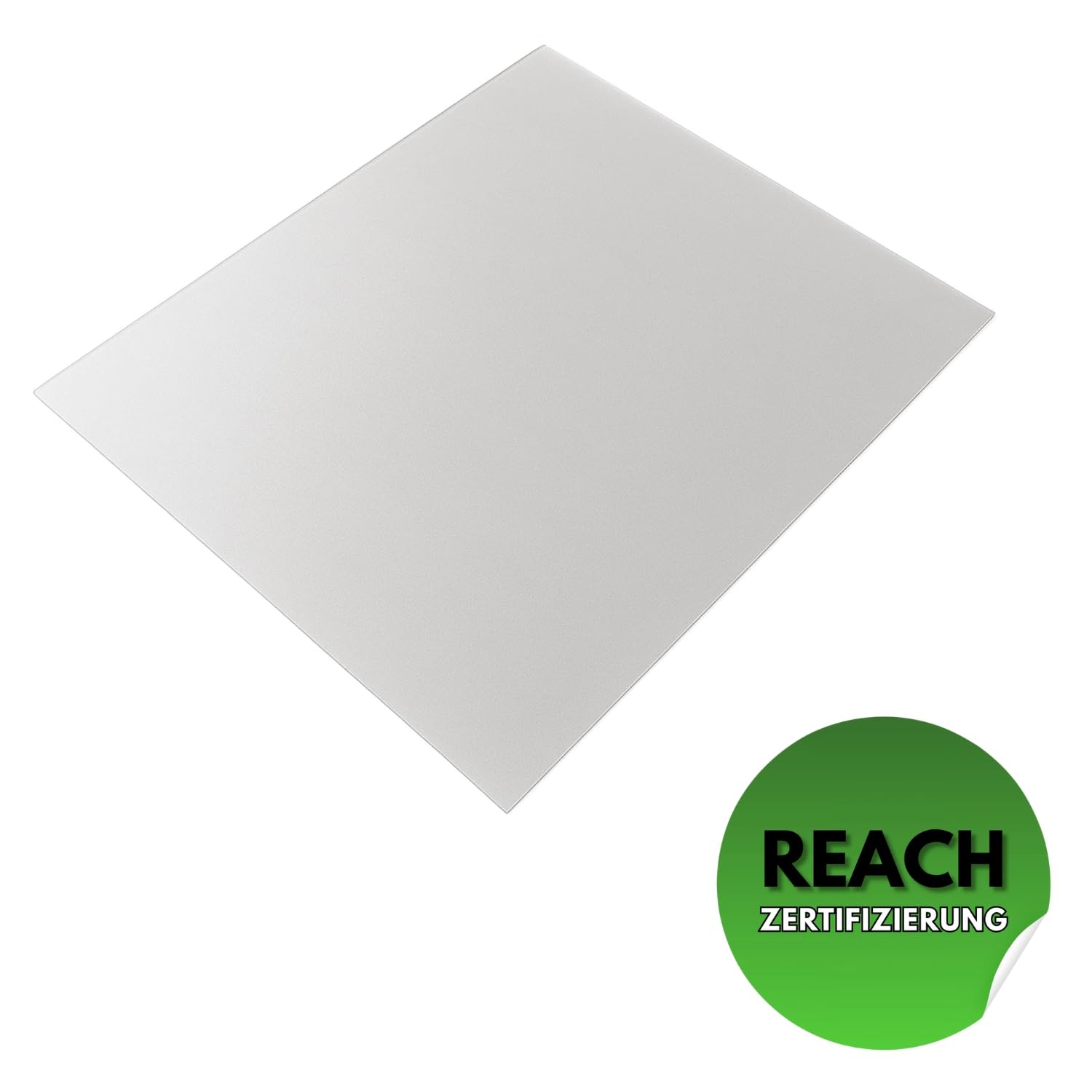 Bodenschutzmatte Transparent PVC Stärke 2 mm Breite 1 m Individuelle Länge Zuschneidbar Bürostuhl rutschfest Schreibtischunterlage 2,00 m x 1,00 m Transparent