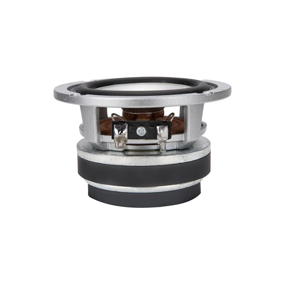 lii song 3 Inch Full Range Speaker Driver Metal Cone Unit for Desktop HiFi DIY, Al-3, Lot of 2 Units