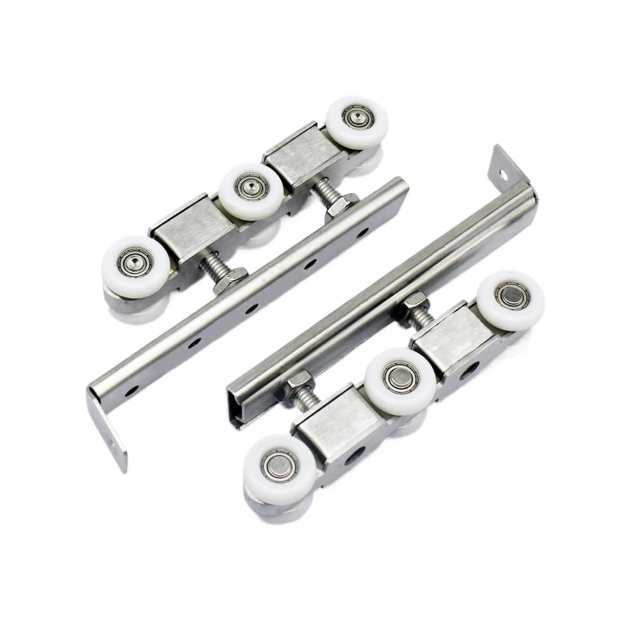 2.5Thickness Sliding Door Folding Partition, Barn Hardware Track Wooden Hanging Rail,Smooth Gliding