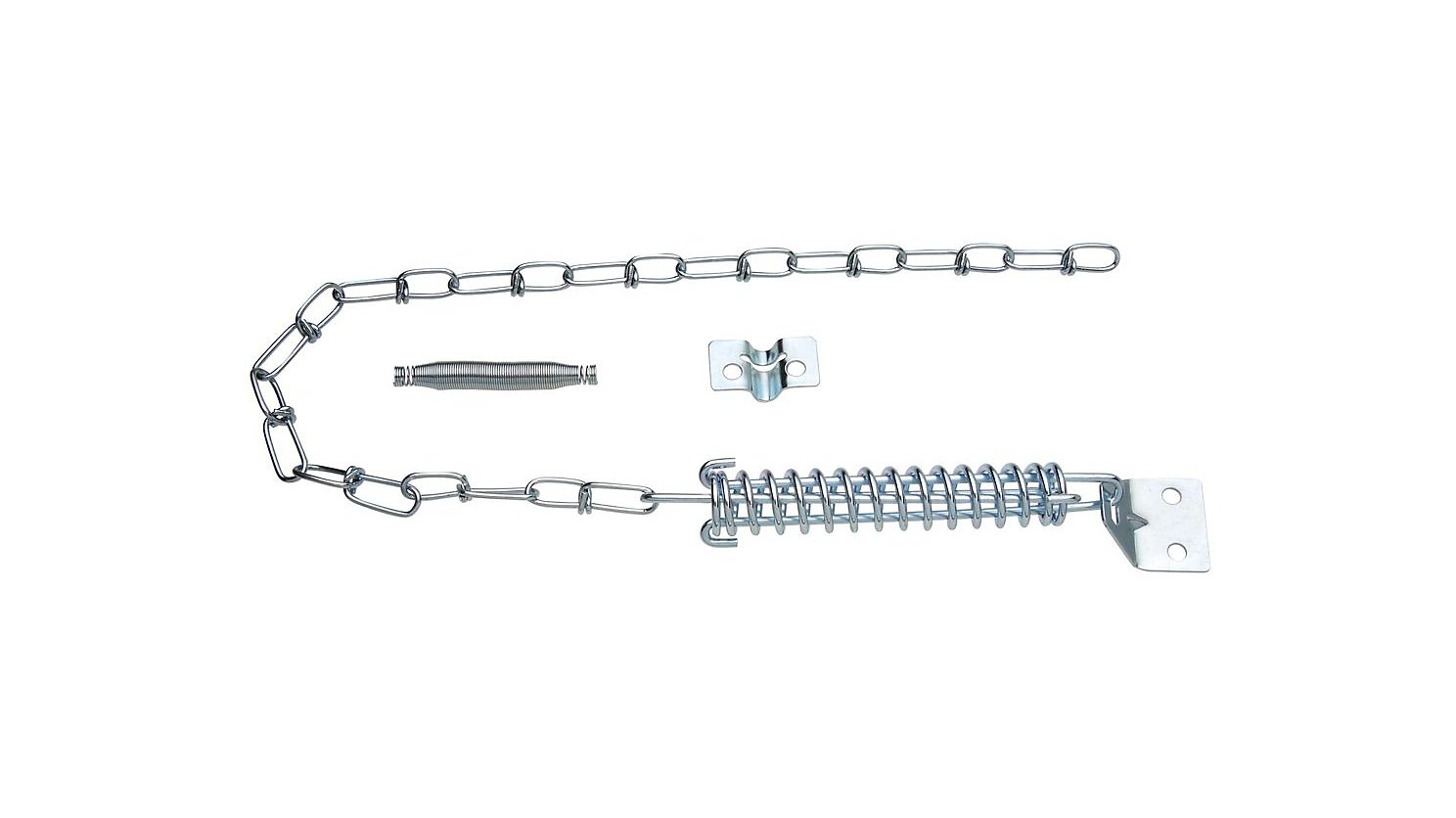 Chaîne porte bloque anti-intrusion National N162-024 en acier zinc plaqué pack de 6