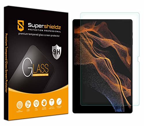 Supershieldz Designed for Samsung Galaxy Tab S8 Ultra (14.6 inch) Tempered Glass Screen Protector, Anti Scratch, Bubble Free