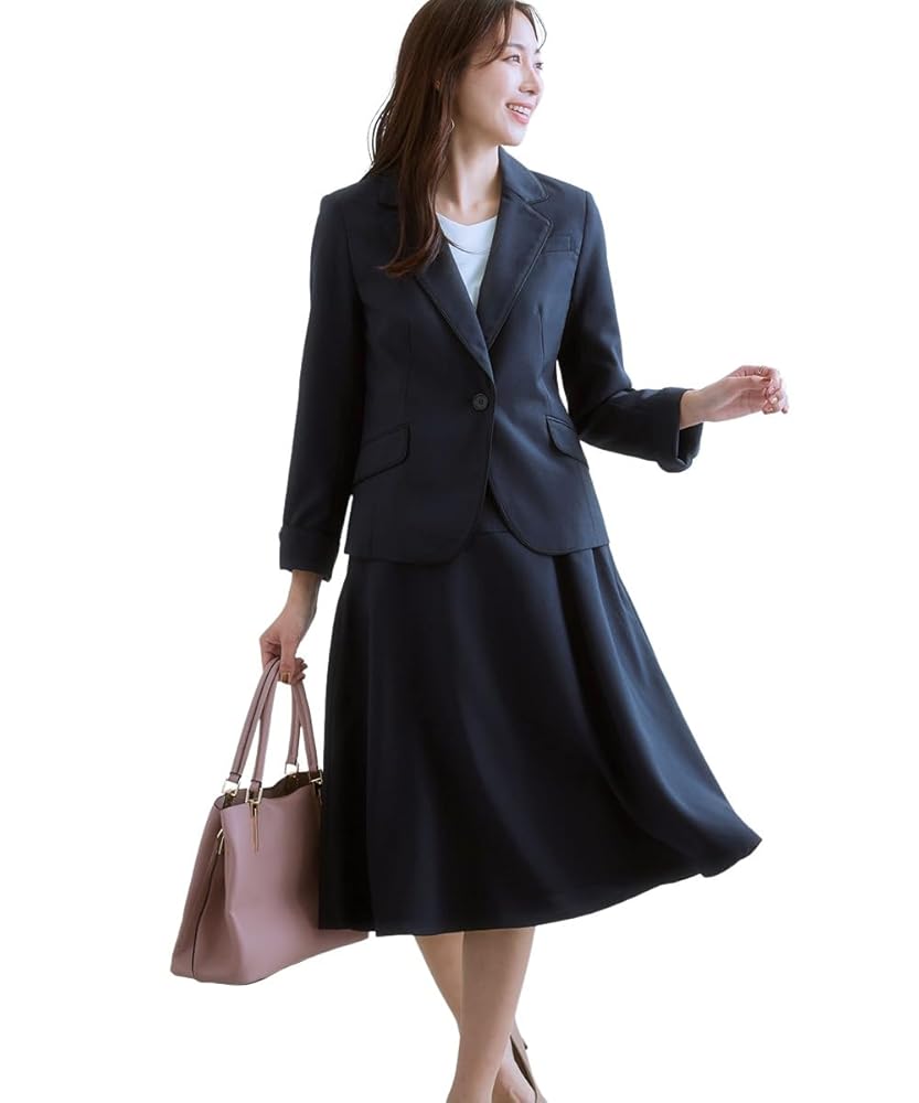 Amazon | [ニッセン] スカートスーツ 【レディーススーツ