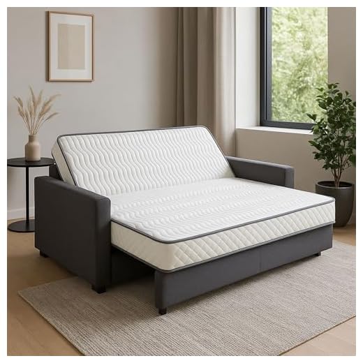 King of Dreams Matelas BZ 140x200 Latex Naturel de densité 80 Kg/m3 et Mousse Poli Lattex Indéformable Tissu Strech très résistant - Hauteur 15 cm - Soutien Ferme - Orthopédique GOLD15
