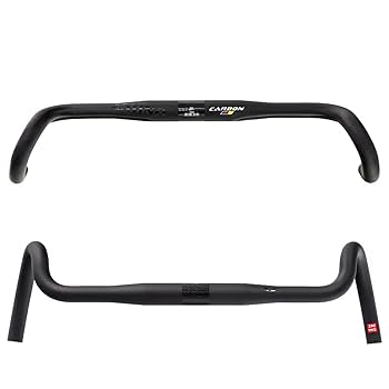 Amazon.co.jp: カーボンハンドル フレアハンドル 30° ドロップ