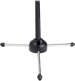 Tomshin Suporte de tripé suporte portátil dobrável para oboé flauta clarinete sax instrumento de sopro