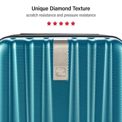 Image of Hanke Hardshell Luggage Sets 2 Piece Extra Large Suitcases with Lock,28 Inch Luggage with Spinner Wheels, Travel Suitcase for Women Men 20 29Inch,Caribbean Blue