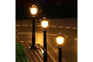 LEGO Compatible Light Up Bricks Street Lights  (15-Pack)