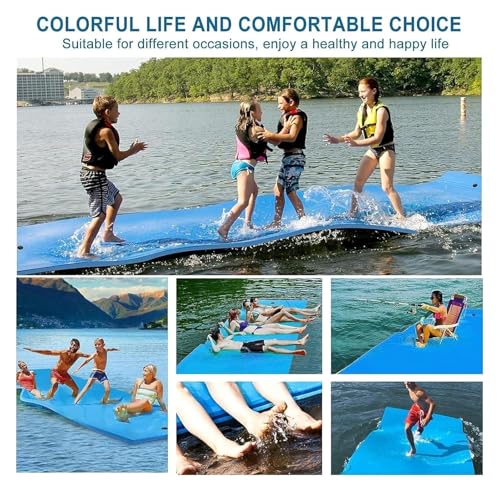 Tapis d'eau flottant en mousse pour piscine et bronzage confortable - 7