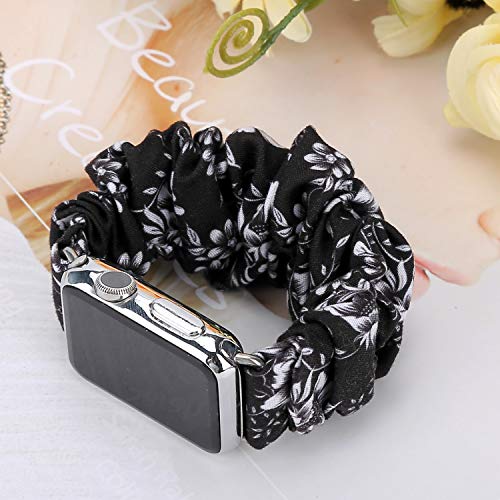 Image of Greatfine Scrunchie Band Compatible with Apple Watch Bands 38mm 40mm 41mm 42mm 44mm 45mm 46mm 49mm Women, Elastic Scrunchie Watch Strap for iWatch Watch Series 11 10 9 8 7 6 5 4 3 2 1 SE 3 2 Ultra 3 2