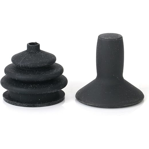 FASTROHY Joystick Controller Knob and Gaiter for Electric Wheelchair Powerchair Mobility Aid Black
