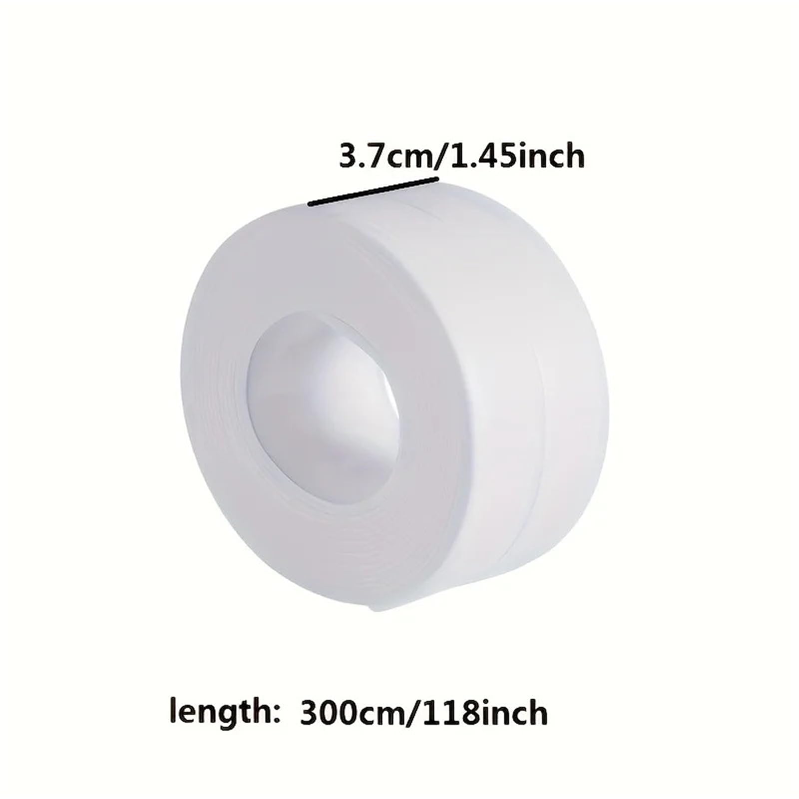 Nastro sigillante, 2 Rotoli di Adesivi murali for Bagno Nastri sigillanti Strisce adesive in PVC Nastro for Bordo lavandino Accessori da Cucina