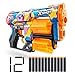 Produktbild X-Shot Skins Dread Blaster  Poppy Playtime (Kissy) von ZURU mit 12 Darts, drehbarem Doppellauf, Air Pocket Dart Technologie, Spielzeug-Schaum-Blaster für Kinder, Jugendliche und Erwachsene
