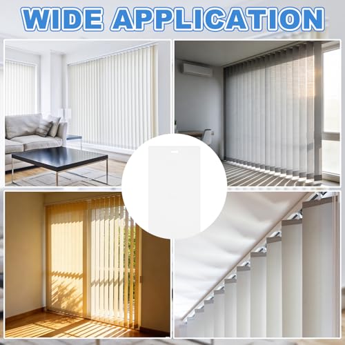 Lamas de persianas verticales de PVC liso para un control solar eficiente y limpieza rápida 7
