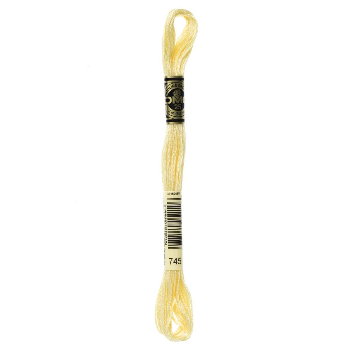 DMC Embroidery Floss Mouline Stranded Cotton Thread for Hand Embroidery and Sewing - Colour No: 745-6 x 8m Skeins โ image 1