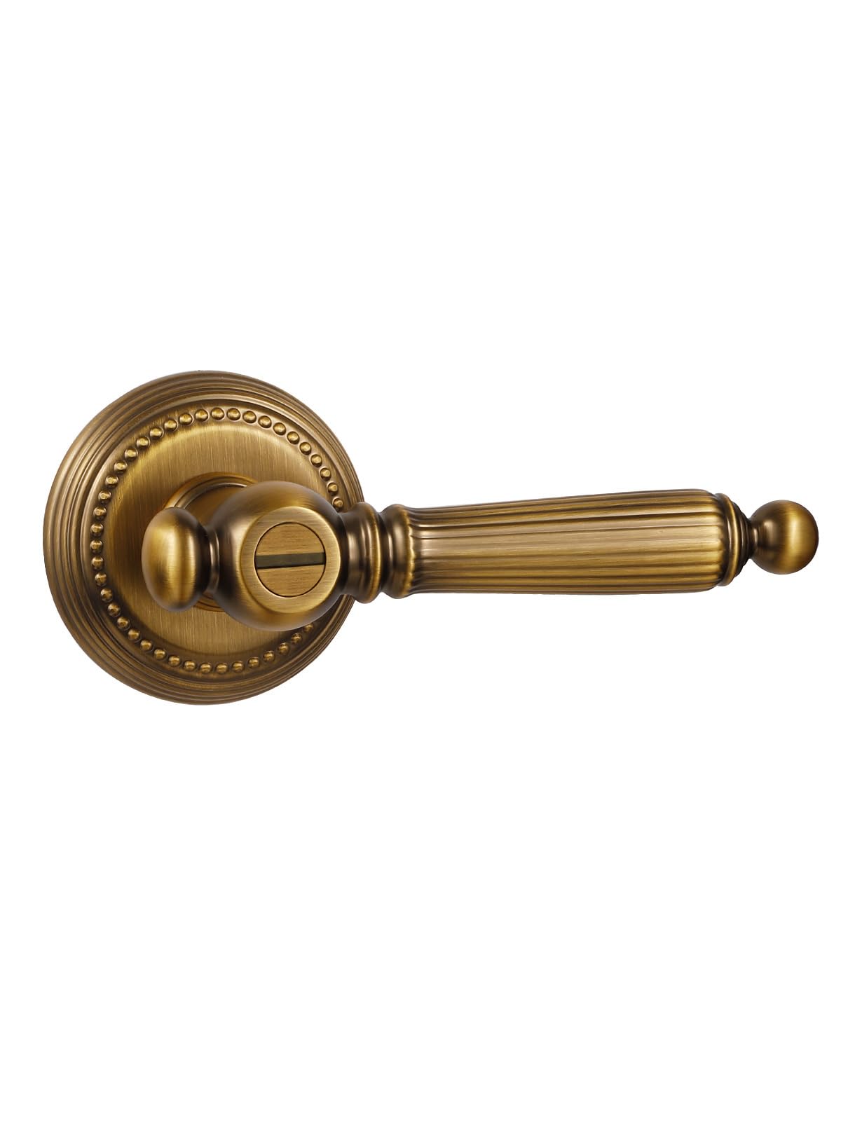 Photo 1 of SORWDUERM Antique Brass Door Lever Privacy Lock
