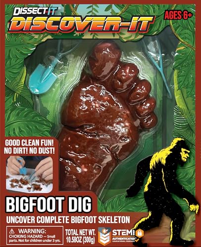 Image of Dissect-It Discover-It Bigfoot Dig Kids Science Kit, Gel Dissection Kit for Kids to Learn Anatomy, STEM Toys for Ages 6 and Above