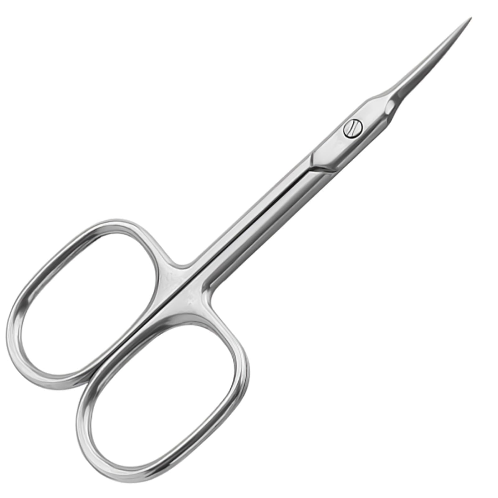 Tijeras Cuticulas Profesionales, Tijeras Cortar Uñas Belleza Curva Extra Afiladas Punta Fina Cortacuticulas Acero Inoxidable para Cejas Uñas Vello Facial Bigote Nariz Piel Muerta Pestañas Manicura