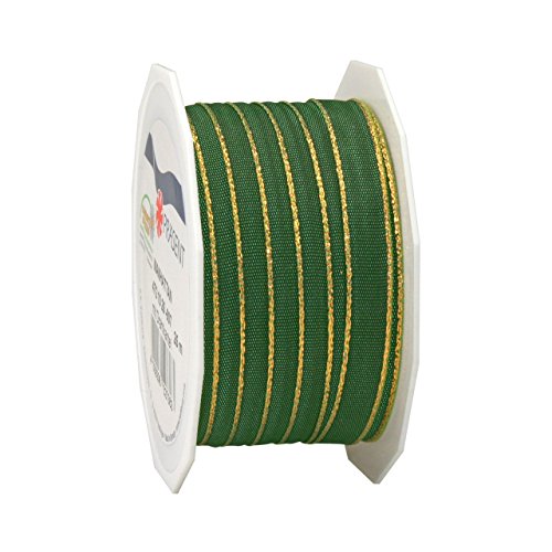 Morex Ribbon 47210/25-607 Manhattan Ribbon, 3/8 by 27-Yard, Hunter