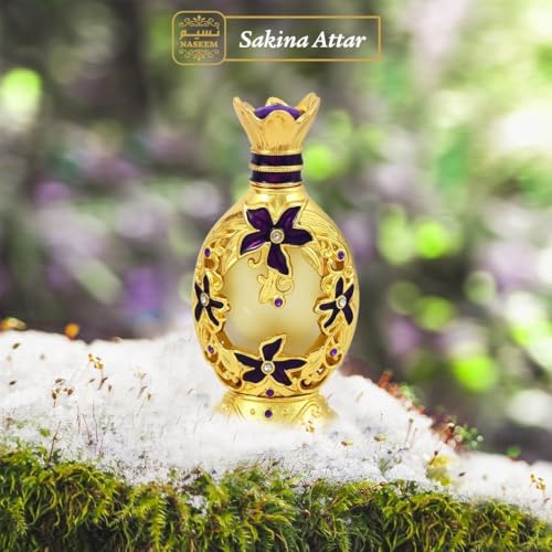 Image of NASEEM Sakina Attar 20 ML | Luxury Attar Perfume for Women | Natural, Alcohol Free, Long Lasting Fragrance