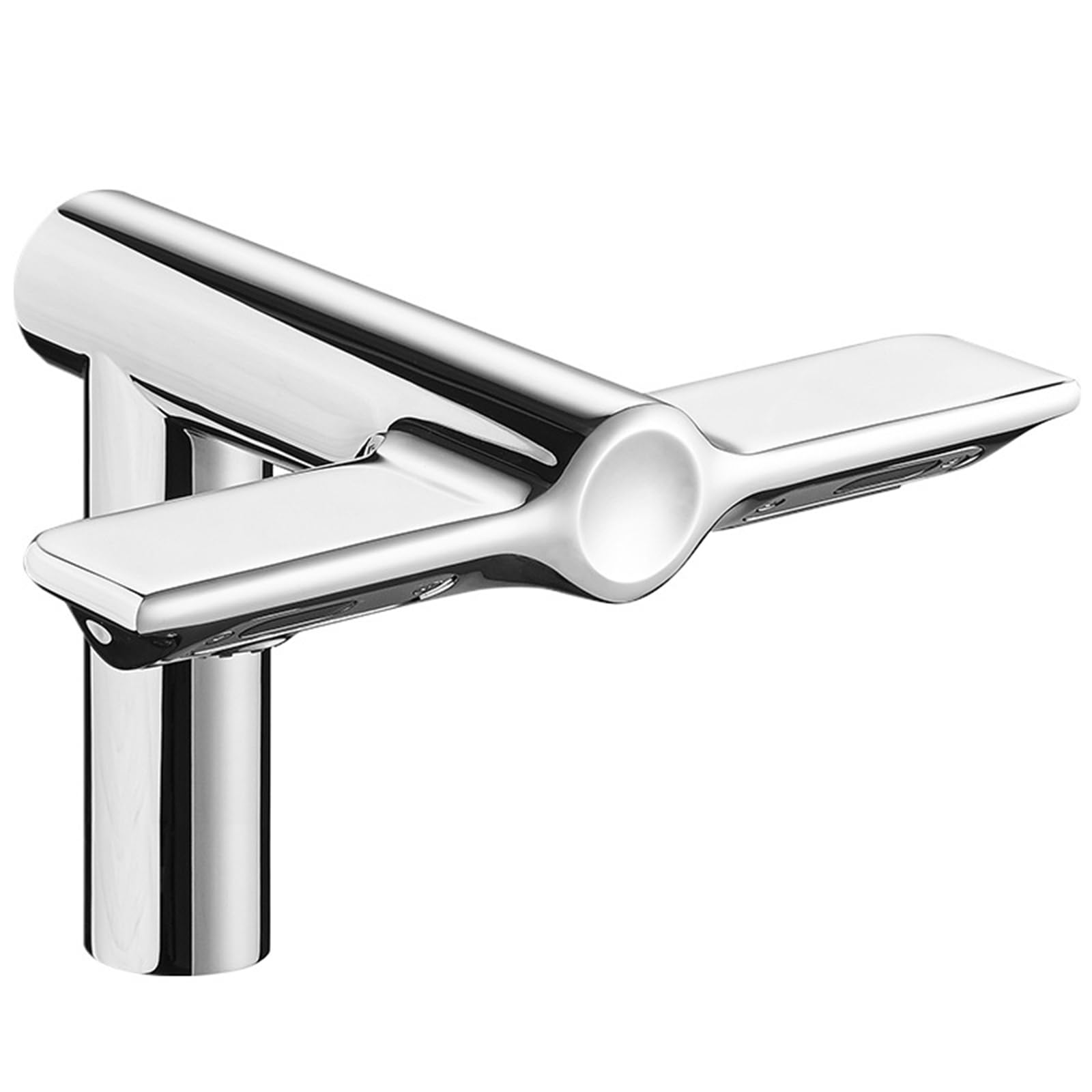 Kran 2 w 1 1300 W, z automatyczną baterią i inteligentnym dozownikiem ręcznego/dozownikiem mydła, automatyczne wykrywanie odległości 18 cm, szybkie schnięcie w 7 sekundach, do łazienki