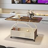 Notre table basse salon modulable permet des combinaisons libres pour s'adapter à tous les espaces. Les roues universelles à 360 degrés peuvent être déplacées à volonté