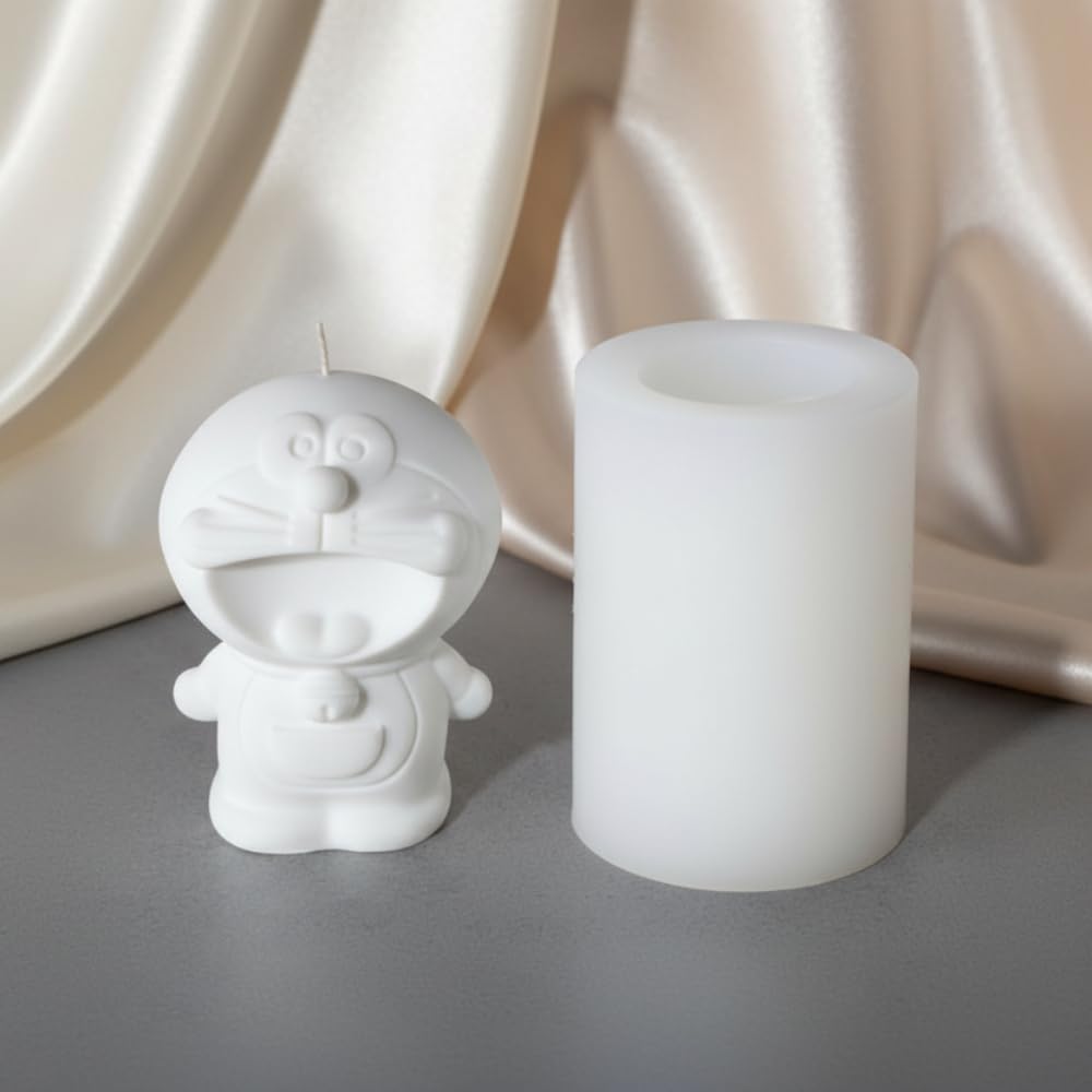 3D Doraemon Shape Silicone Mold for Aromatherapy Plaster, Decorative Candles, or Resin Art-image-34