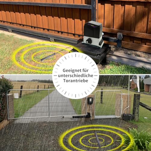 TOPENS TEW3 Fahrzeugsensor Ausstiegssensor Tordetektor kabelgebundener Ausstiegsstab Fahrzeugdetektor für Torantrieb Einfahrt Detektor mit 15m Kabel