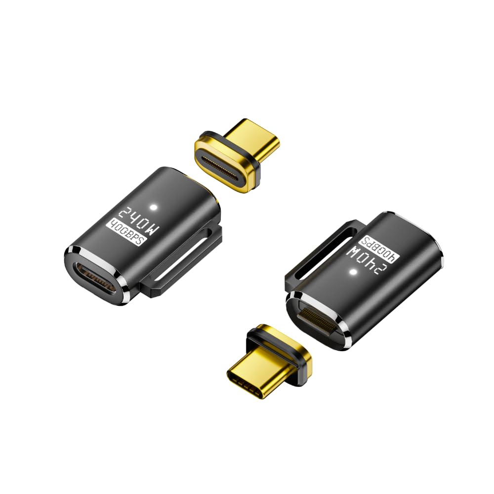 LivX 240W PD3.1 Manyetik USB-C Adaptör | 40Gbps USB4.0 Veri Aktarımı | Tam Fonksiyonlu ve Çok Yönlü OTGET