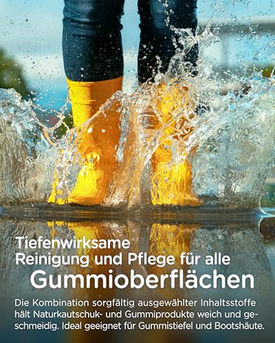 Fibertec Gummi- und Kautschuk-Pflege für Gummistiefel und Bootshäute, matt, 100ml,