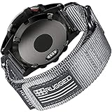 Hemsut ガーミン ベルト ガーミンウォッチ ナイロンスポーツバンド Fēnix/Forerunner/Approach/MARQ/Quatix/D2/Instinct/Enduro/Tactixシリーズ用 アップグレードされたコネクタ ガーミンのクイックフィットver garminスマートウォッチ ベルト 手首サイズ7.7-8.4インチに適しています