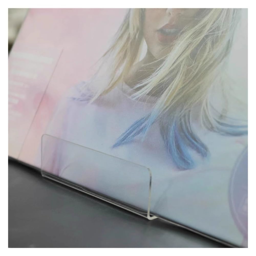 Przechowywanie płyt CD DVD Stołowa półka na płyty winylowe Przezroczysty akrylowy stojak na albumy CD