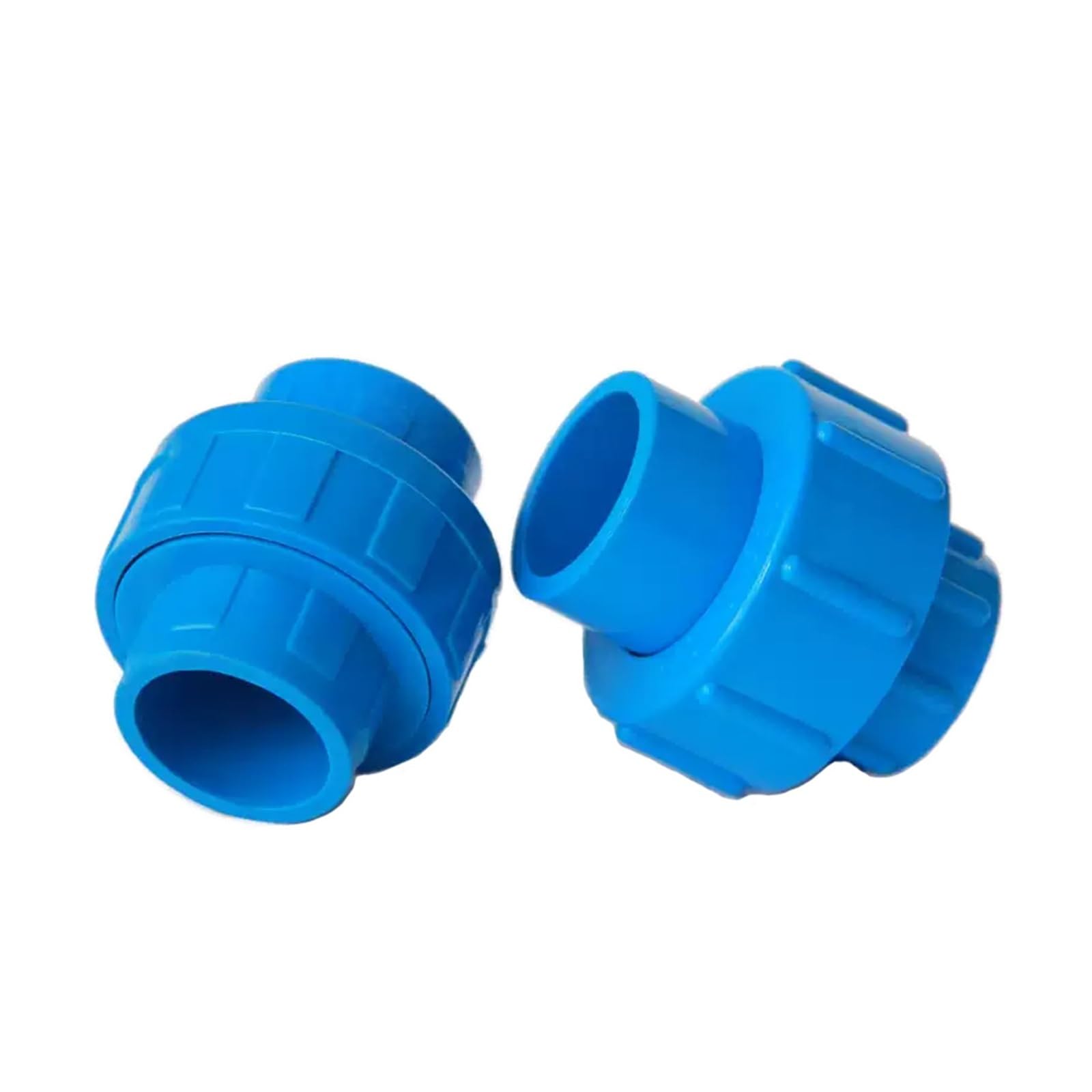 1 pz blu 20/25/32/40/50/63/75/90/110 mm PVC unione connettore acqua acqua tubo tubo accoppiamento giunti raccordi irrigazione giardino(5 PCS_50MM)