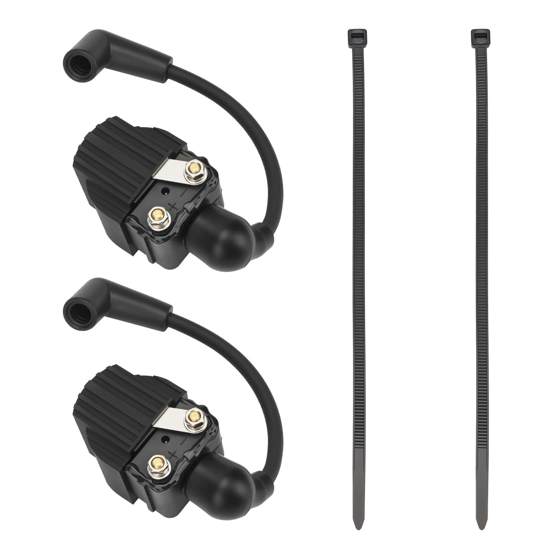 Kit Bobines d’Allumage avec Câbles pour Moteur Hors-Bord Mercury 6HP 8HP 9.9HP 10HP 15HP 20HP 25HP 813715A2 832757A4 Bobine d’Allumage Marine