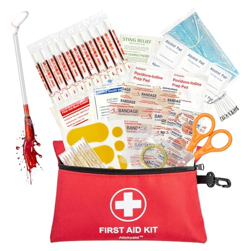 152 Piece Small First Aid Kit, Travel Size First Aid