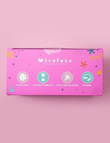 Miniatura 12 de iClever Auriculares Bluetooth para niños, oreja de gato iluminada, volumen seguro 7485dBA, tiempo de reproducción de 60 horas, Bluetooth 5.3, carga