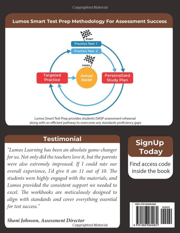 Iowa Statewide Assessment of Student Progress Test Prep: Grade 5 English Language Arts Literacy (ELA) Practice Workbook and Full-length Online Assessments: ISASP Study Guide - Image 2