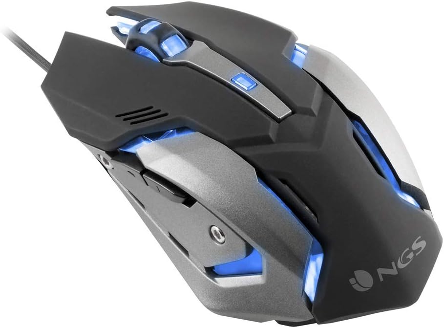 NGS GAMING MOUSE GMX100 RATN DE GAMING 7 COLORES LED CON 2400 DPI (Promocin 10%)