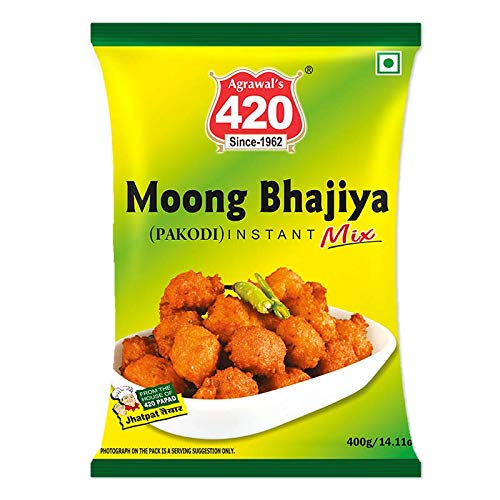 Agrawals 420 Home Instant Moong Bhajiya Mix for Breckfast, Lunch and Dinner (400Gm) (B08X2T63WH) Amazon Price History, Amazon Price Tracker