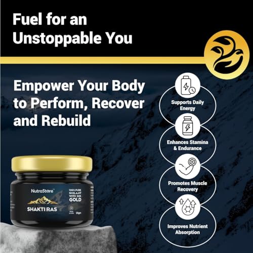 Image of NutraStore Shilajit Gold Resin 20g + TestoRush Mini (Pack of 2) | Himalayan Shilajit with 85+ Minerals & 24K Gold | 10 Herbal Blend (Ashwagandha, Ginseng & More) | Energy, Strength & Daily Vitality Support